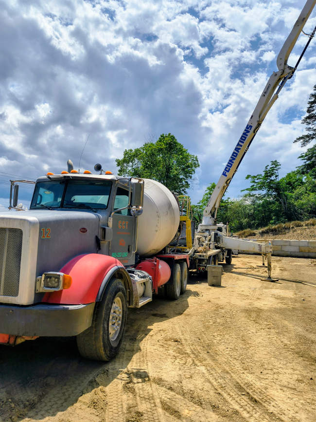 Job Site Concrete Dropoff in Powell, Tennessee
